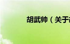 胡武帅（关于胡武帅的介绍）