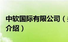 中软国际有限公司（关于中软国际有限公司的介绍）