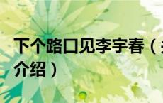 下个路口见李宇春（关于下个路口见李宇春的介绍）