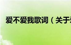 爱不爱我歌词（关于爱不爱我歌词的介绍）