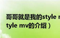 哥哥就是我的style mv（关于哥哥就是我的style mv的介绍）