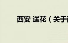 西安 送花（关于西安 送花的介绍）