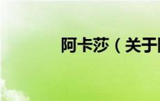 阿卡莎（关于阿卡莎的介绍）