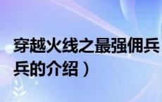 穿越火线之最强佣兵（关于穿越火线之最强佣兵的介绍）