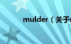 mulder（关于mulder的介绍）