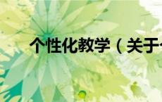 个性化教学（关于个性化教学的介绍）