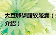 大豆卵磷脂软胶囊（关于大豆卵磷脂软胶囊的介绍）
