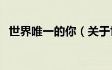世界唯一的你（关于世界唯一的你的介绍）