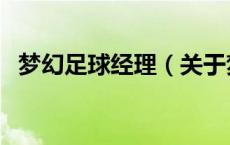 梦幻足球经理（关于梦幻足球经理的介绍）