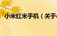小米红米手机（关于小米红米手机的介绍）