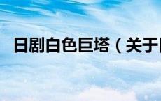 日剧白色巨塔（关于日剧白色巨塔的介绍）