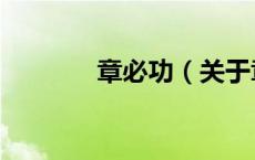 章必功（关于章必功的介绍）