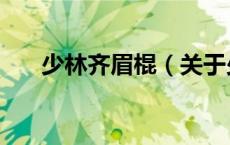 少林齐眉棍（关于少林齐眉棍的介绍）