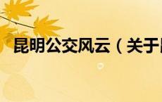 昆明公交风云（关于昆明公交风云的介绍）
