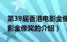 第39届香港电影金像奖（关于第39届香港电影金像奖的介绍）