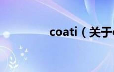 coati（关于coati的介绍）