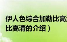 伊人色综合加勒比高清（关于伊人色综合加勒比高清的介绍）