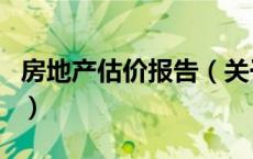 房地产估价报告（关于房地产估价报告的介绍）
