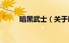 暗黑武士（关于暗黑武士的介绍）