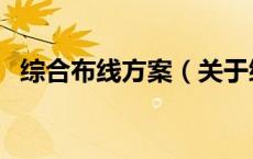 综合布线方案（关于综合布线方案的介绍）