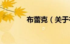 布蕾克（关于布蕾克的介绍）