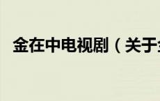 金在中电视剧（关于金在中电视剧的介绍）