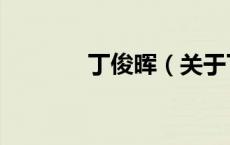 丁俊晖（关于丁俊晖的介绍）