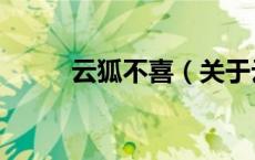 云狐不喜（关于云狐不喜的介绍）