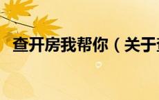 查开房我帮你（关于查开房我帮你的介绍）