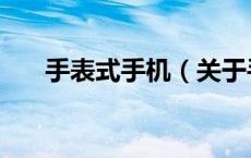 手表式手机（关于手表式手机的介绍）