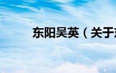 东阳吴英（关于东阳吴英的介绍）