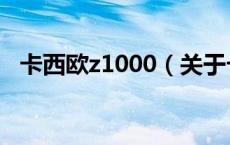 卡西欧z1000（关于卡西欧z1000的介绍）