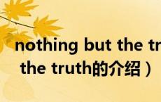 nothing but the truth（关于nothing but the truth的介绍）