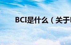 BCI是什么（关于BCI是什么的介绍）