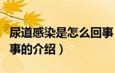 尿道感染是怎么回事（关于尿道感染是怎么回事的介绍）