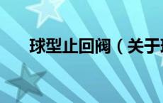 球型止回阀（关于球型止回阀的介绍）