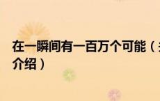 在一瞬间有一百万个可能（关于在一瞬间有一百万个可能的介绍）