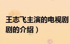 王志飞主演的电视剧（关于王志飞主演的电视剧的介绍）