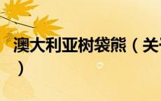 澳大利亚树袋熊（关于澳大利亚树袋熊的介绍）