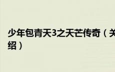 少年包青天3之天芒传奇（关于少年包青天3之天芒传奇的介绍）