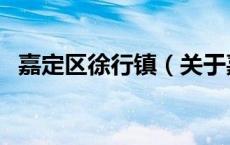 嘉定区徐行镇（关于嘉定区徐行镇的介绍）