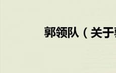 郭领队（关于郭领队的介绍）