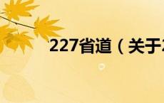 227省道（关于227省道的介绍）