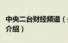 中央二台财经频道（关于中央二台财经频道的介绍）