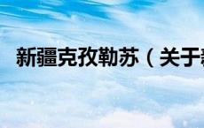 新疆克孜勒苏（关于新疆克孜勒苏的介绍）