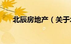 北辰房地产（关于北辰房地产的介绍）