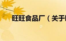 旺旺食品厂（关于旺旺食品厂的介绍）