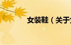 女装鞋（关于女装鞋的介绍）