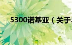 5300诺基亚（关于5300诺基亚的介绍）