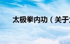 太极拳内功（关于太极拳内功的介绍）